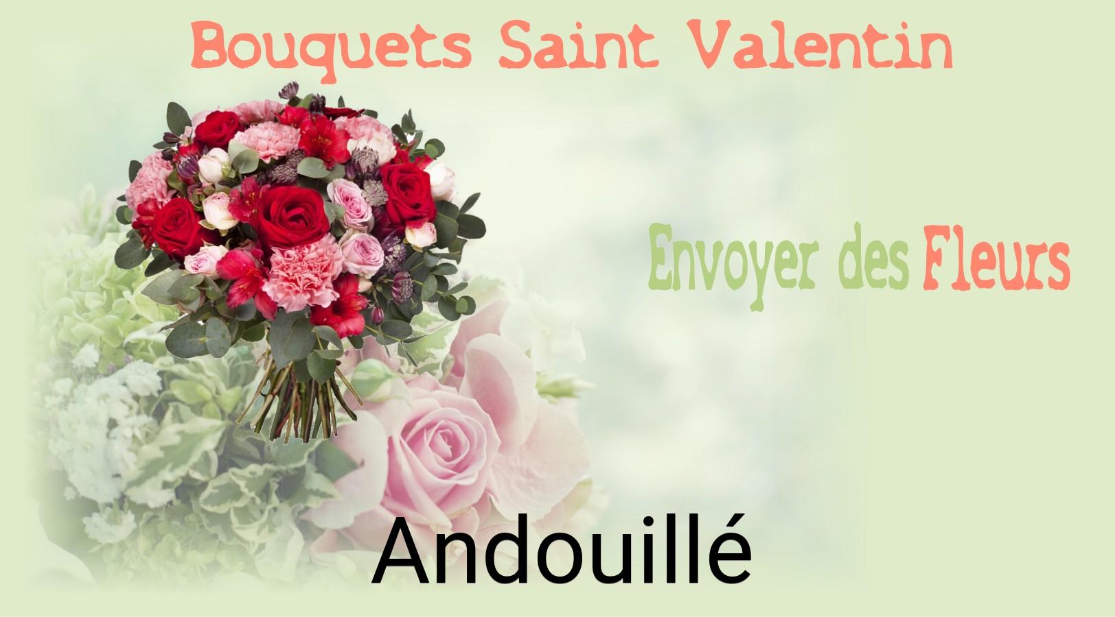 Roses de Saint-Valentin livrées à Andouillé